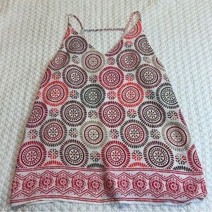 LOFT‎ multi-color Graphic Camisole Top